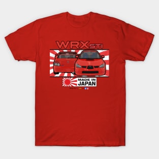 WRX STI IMPREZA Red T-Shirt